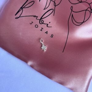 Berloque Mini Cruz Cravejada